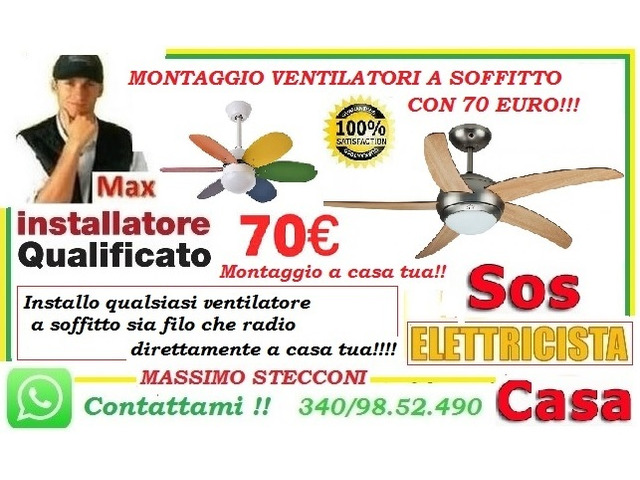 Lavoro manuale - Montaggio condizionatore Ardea Tor San lorenzo mare