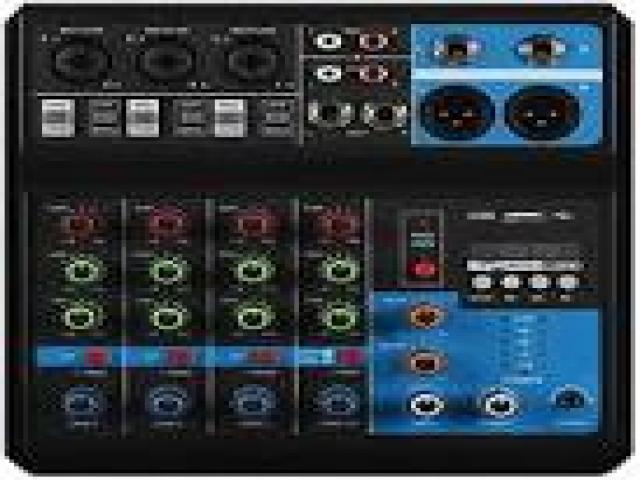 Beltel - muslady mini mixer musicale 6 canali