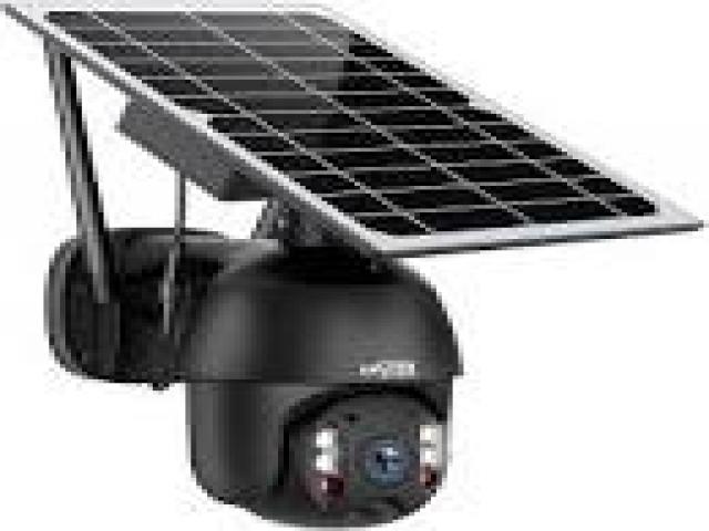 Beltel - ctronics 1080p telecamera wifi esterno con pannello solare
