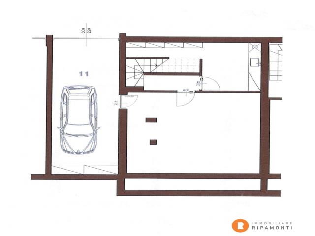 Case - Trilocale con giardino in vendita a oggiono