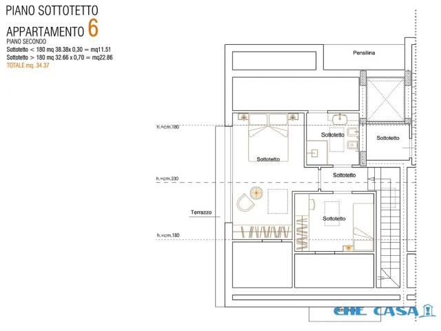 Case - Riccione parco appartamento  nuovo  su due livelli