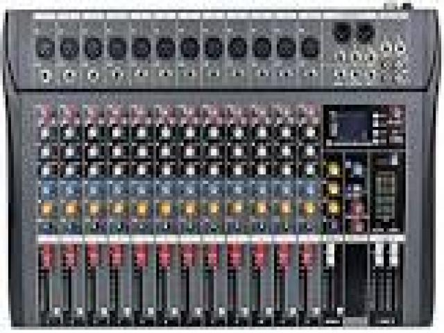 Telefonia - accessori - Depusheng 12 canali studio professionale mixer tipo conveniente - beltel