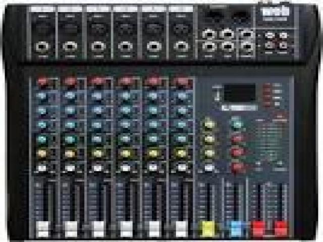 Muslady mini mixer musicale 6 canali ultima occasione - beltel