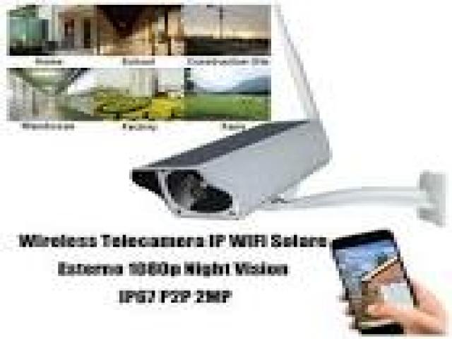 Telefonia - accessori - Beltel - ctronics 1080p telecamera wifi esterno con pannello solare tipo promozionale