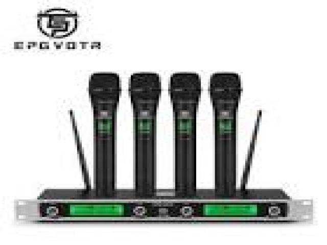 Beltel - ammoon sistema di microfono 4 canali uhf senza fili tipo economico