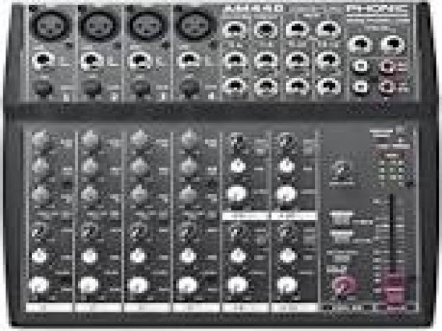 Telefonia - accessori - Beltel - phonic am440 mixer 12 canali molto conveniente